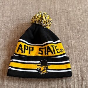 App State Black & Gold Beanie